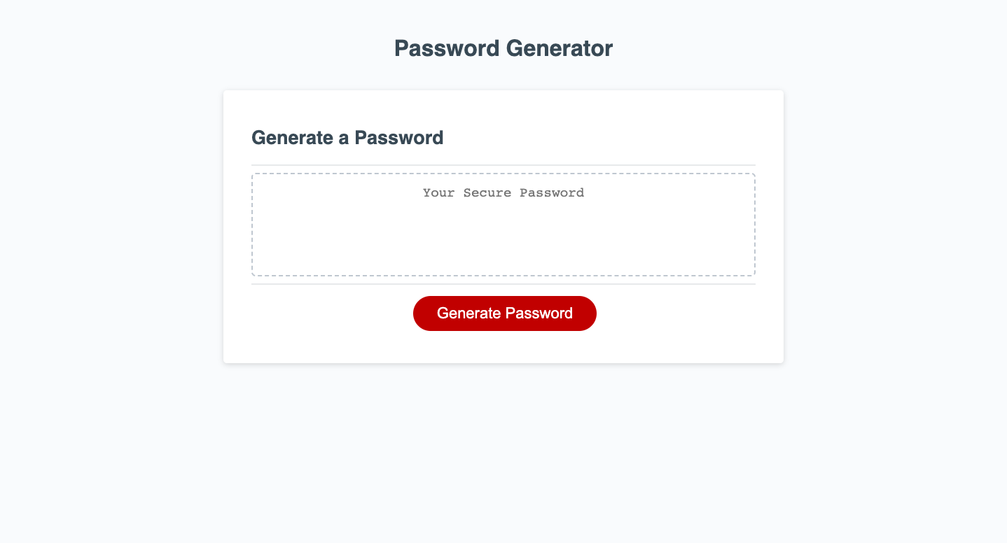 password generator